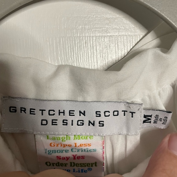 Gretchen Scott Designs White Halter Top - Picture 3 of 4